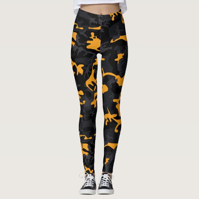 Saffron Highlights Camo Leggings (Framsida)