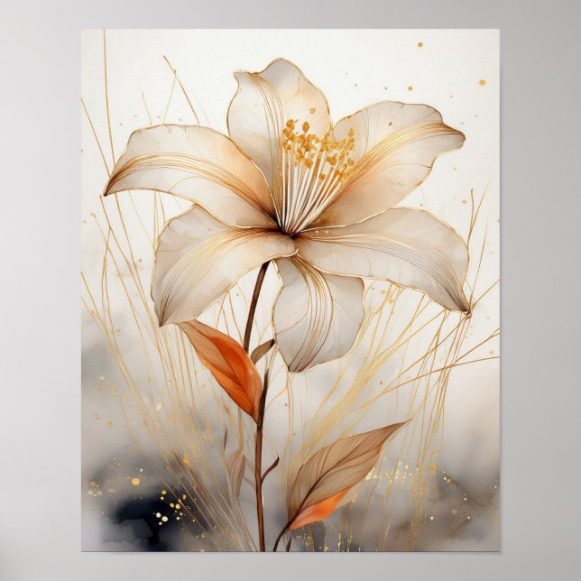 Saffron Serenity Poster (Framsidan)