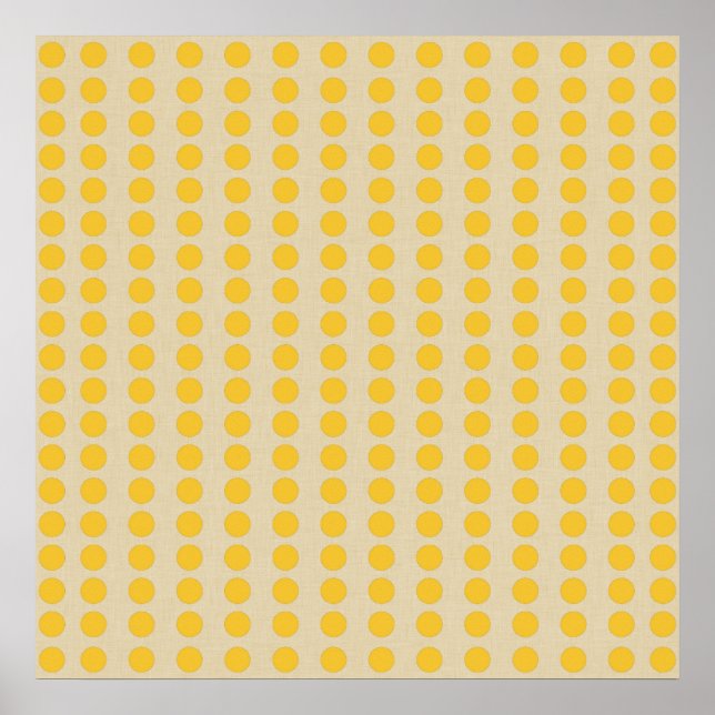 Saffron Spice Moods Dots Poster (Framsidan)
