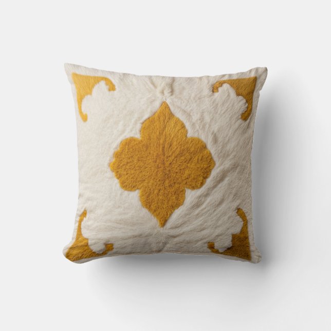 Saffron Splendor’ Persian Gult Kilim Pillows Kudde (Framsida)