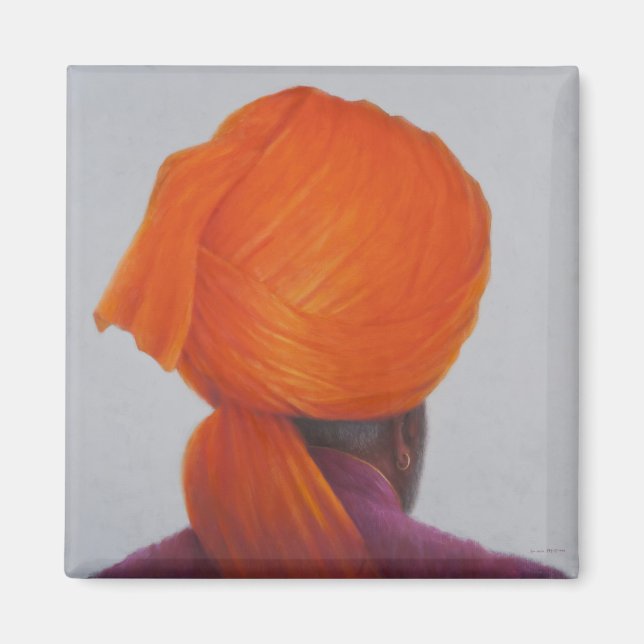 Saffron Turban 2014 Magnet (Framsidan)