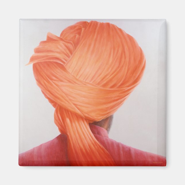 Saffron Turban Magnet (Framsidan)