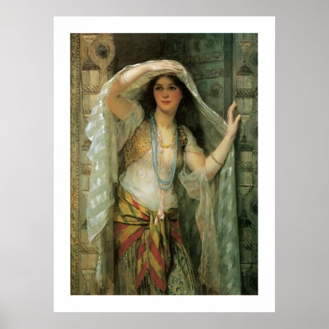 Safie, ett av de tre Damerna Baghdad Poster (Framsidan)