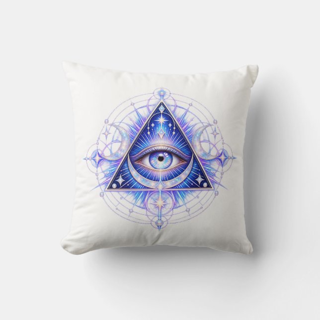 Safir Celestial Eye Kudde (Framsida)