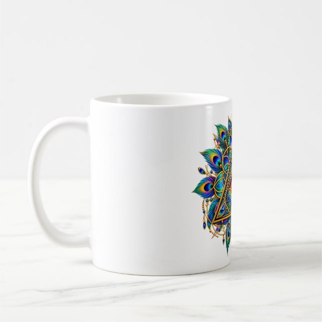 Safir Chevron Ögon Kaffe Mugg (Vänster)