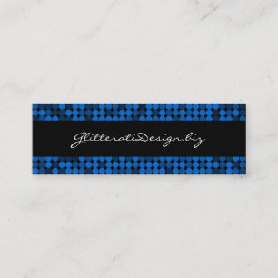 Safir Glam magra Bizcard Mini Visitkort
