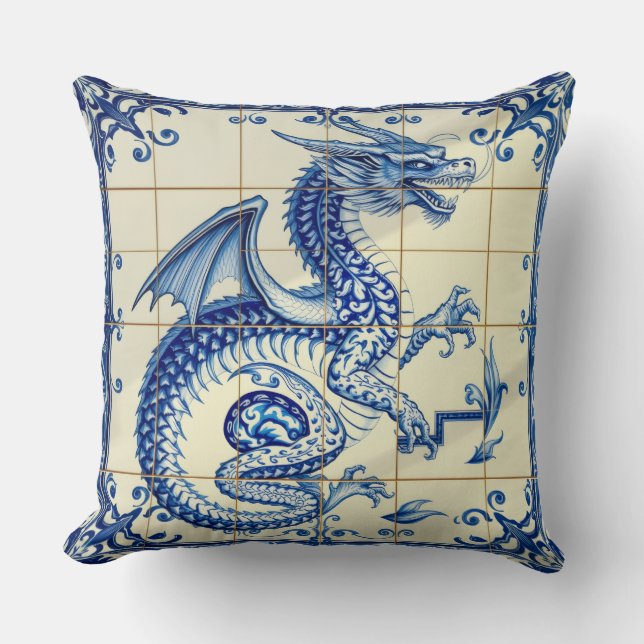 safir orm drake kudde (Framsida)