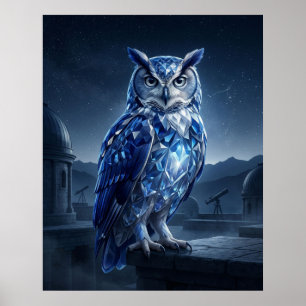 Safir Ugglas Celestiala Natt Poster