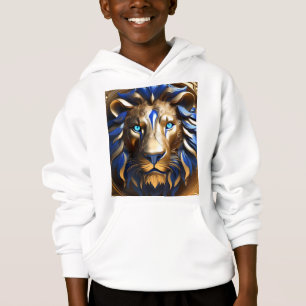 Safirblå Och Guld Lejon, T Shirt