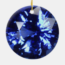 Safirmörk - blåttGemstone September Birthstone