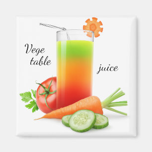 Saft av blandade grönsaker magnet