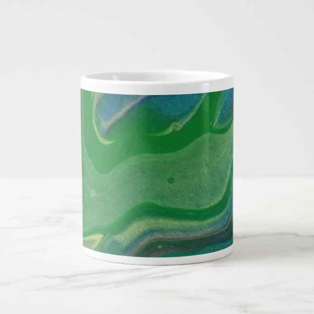Saftig 1 Vild Galen Grön Mugg Jumbo Mugg (Framsidan)