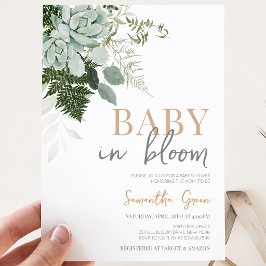 Saftig Baby Shower Inbjudningar