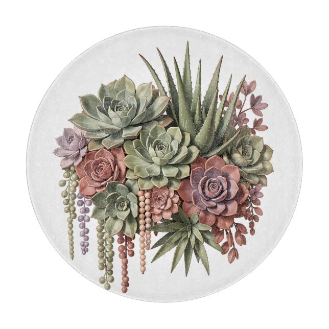Saftig bukett grön rosa (Framsidan)