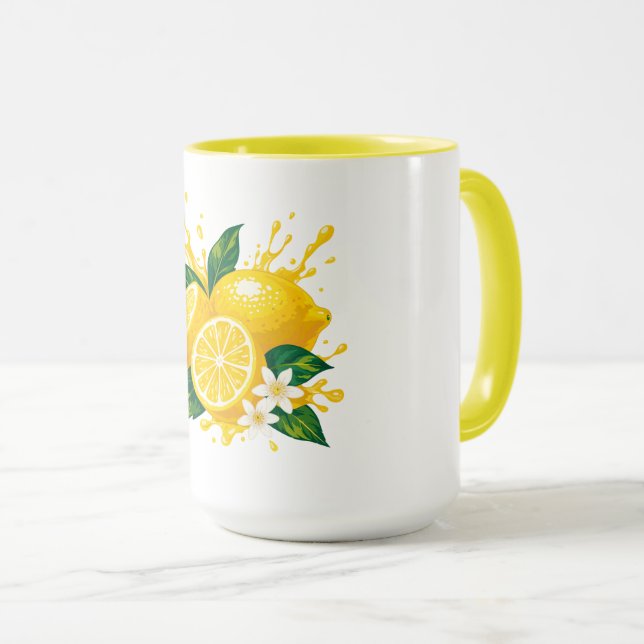 Saftig citron mugg (Framsida höger)