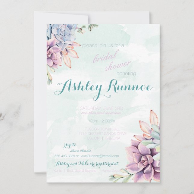 Saftig festinbjudan inbjudningar (Framsida)