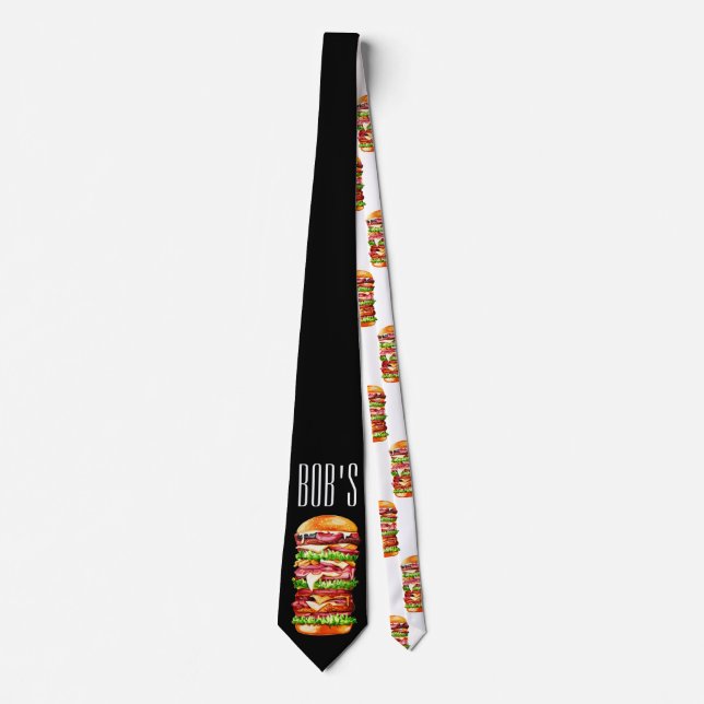 Saftig hamburgareTie Slips (Framsida)