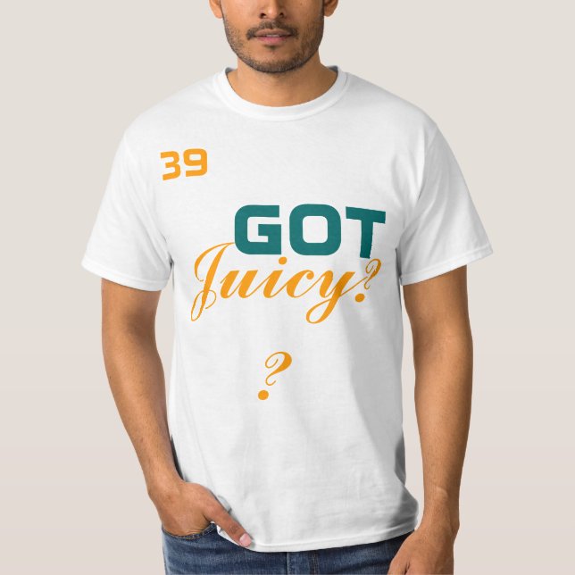 Saftig har? t-shirt (Framsida)