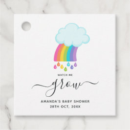 Saftig Himmel Titta På Mig Växa Baby Shower Gåvor Etiketter