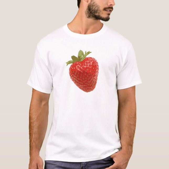 Saftig jordgubbe tee shirt (Framsida)
