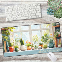 Saftig Kaktus Botaniska Krukväxter Skrivbordsmatta