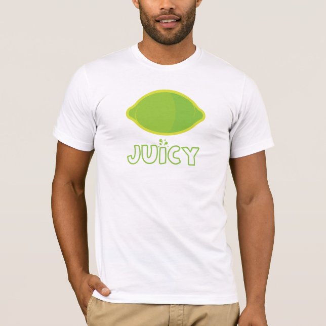 saftig limefrukt t-shirt (Framsida)