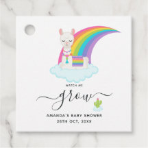 Saftig Llama Himmel Titta På Mig Växa Baby Shower