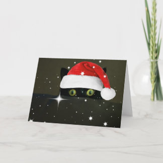 Saftig Lucy Santa hatt Helgkort