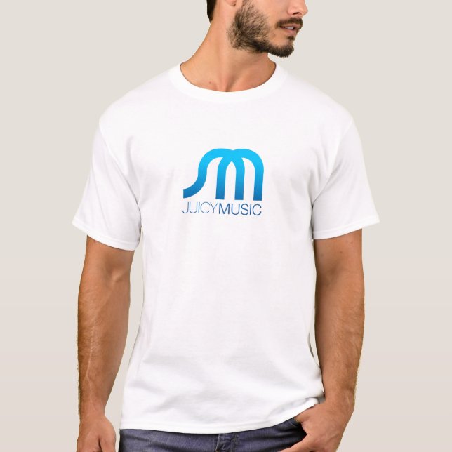 Saftig musiklogotyputslagsplats tee (Framsida)