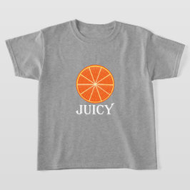 Saftig Orange - Flickors Grundläggande T-Shirt