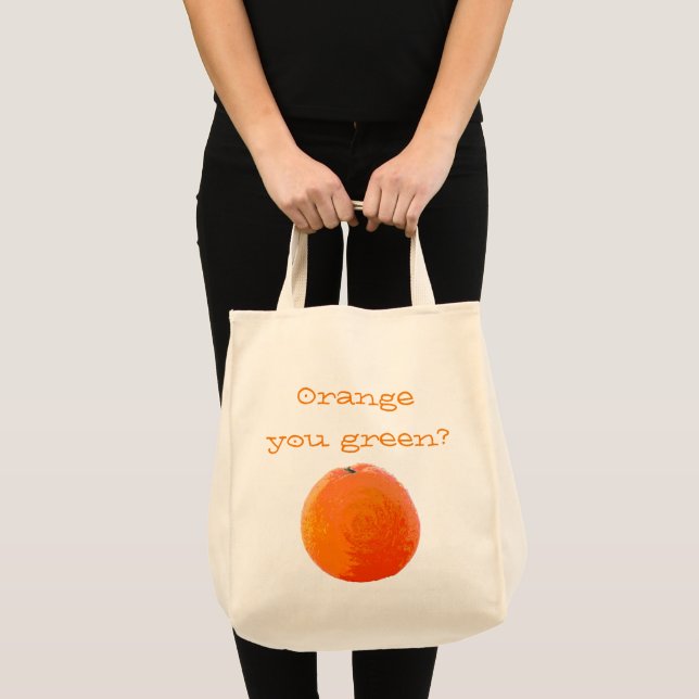 Saftig Orange Tygkasse (Framsida (produkt))