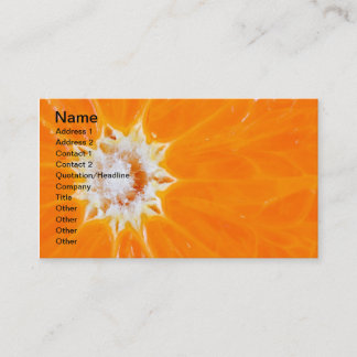 Saftig orange visitkort