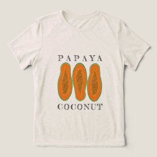 Saftig Papaya Kokosnöt T Shirt