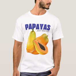 Saftig papayaval t shirt