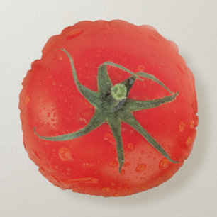 Saftig tomat rund kudde