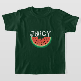 Saftig vattenmelon - Grundläggande t-shirt för fli