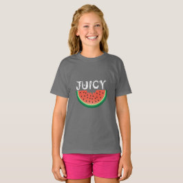 Saftig vattenmelon - Grundläggande t-shirt för fli