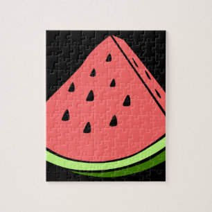 Saftig vattenmelon pussel