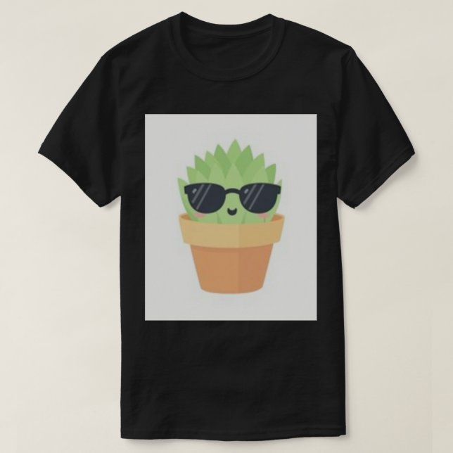 Saftig Växt Förälder Kawaii Design Inomhus Trädgår T Shirt (Design framsida)