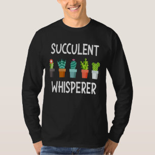 Saftig Viskaare Kaktus Älskare Trädgårdsmästare T Shirt
