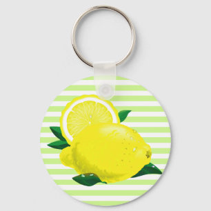 Saftiga citroner Keychain Nyckelring