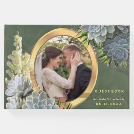 Saftiga nyanser av bleka blåa bröllop gästböcker