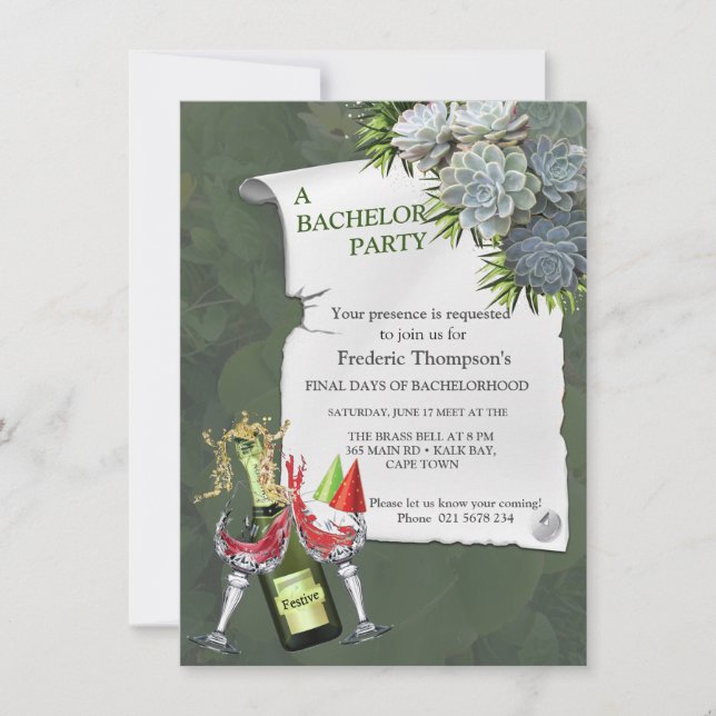 Saftiga nyanser av bleka blåa sillarparty (Framsida)