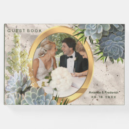 Saftiga nyanser av bleka blåbröllop gästböcker