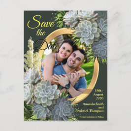 Saftiga nyanser av bleka blues Spara datum Meddelande Vykort