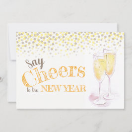 Säg att du gillar nyårsaftglasen inbjudningar