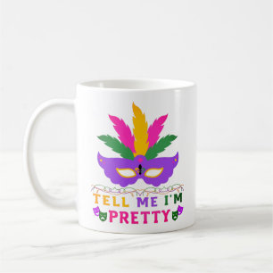 Säg att jag är Söt Mardi Gras Festival Kaffemugg