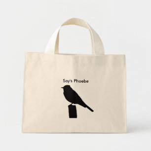 Säg att Phoebe silhouette Bag Mini Tygkasse