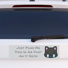 Säg bara att det här är lika snabbt som det blir bildekal