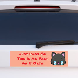 Säg bara att det här är lika snabbt som det blir bildekal